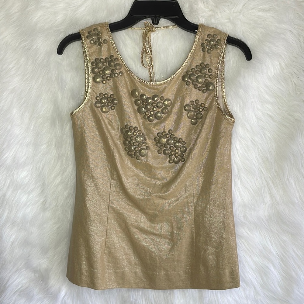 2B Rych Gold Top Size 0